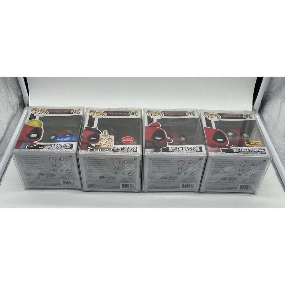 FUNKO POP MARVEL DEADPOOL LOT OF 10 EXCLUSIVES + DEADPOOL VS CABLE #318